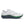 A pair of Saucony Men's Kinvara 15 running shoes with white uppers, green midsoles, and silver branding.