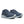 A pair of Saucony running shoes with a blue upper and blue laces.