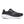Black Saucony Guide 18 running shoe with white sole on a white background.