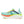 Medial side of a carbon plated Saucony running shoe.