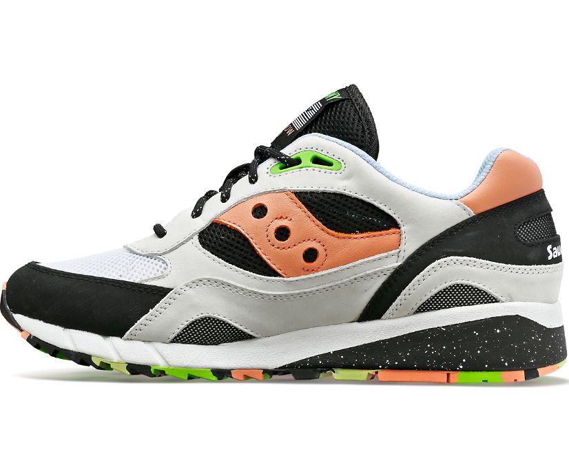 Medial view of the Men's Shadow 6000 Otherworld by Saucony in White/Blush