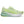 Light green Gel-Kayano 31 running shoe with white sole on a white background.