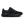 Black running shoe with 'Swiss Engineering' text on a white background.