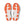 The outsole of this Women's Cloudmonster hyper is mostly orange.