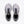 A light gray and purple running shoe with a dark gray sole and logo, featuring the text 'Mount to Coast' on the side