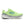 Neon green running shoe with New Balance logo on a white background.