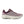 A purple New Balance women's running shoe with a mesh upper and a sole visible in a gray hue.