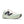 The laces of this women's shoe is white and that is the same as part of the upper material.