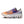 Multicolored running shoe on a white background