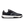 Black sneaker with white sole on a white background