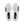 A pair of white and gray spreayed on upper athletic shoes shown from a top-down view on a white background.