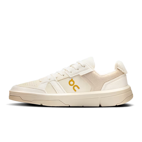 White sneaker with a logo on a transparent background