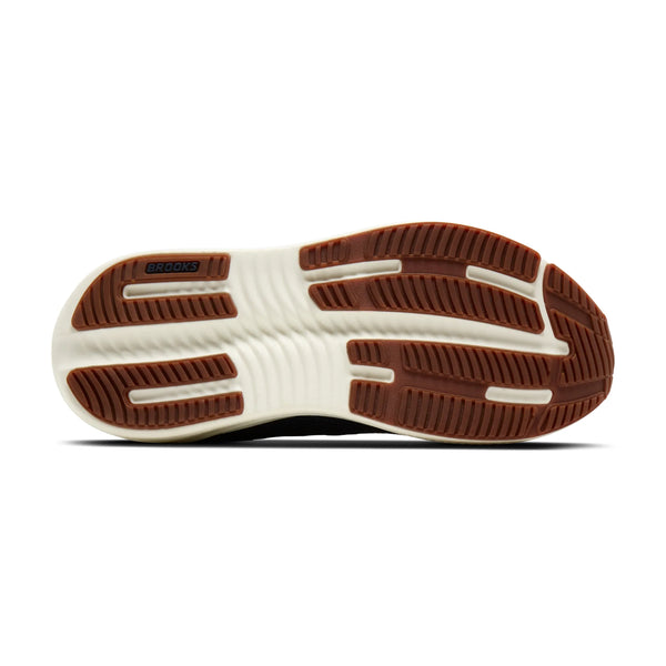 Brown rubber is sued on the outsole