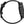 Black smartwatch on a white background