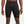 Black athletic shorts with a Nike logo on a white background