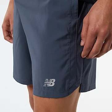 Close up view of men's 7" short
