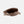 Brown visor cap on a white background