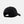 Black baseball cap on a light gray background