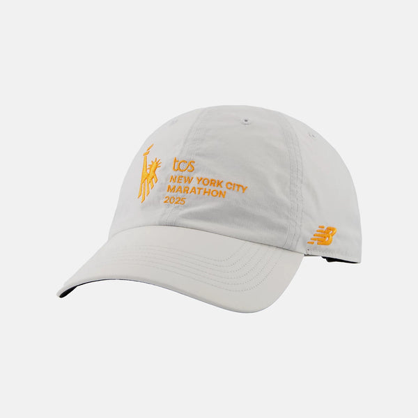 Gray cap with yellow text and logo on a white background