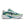 Green and gray men's running shoe with New Balance logo on a white background.