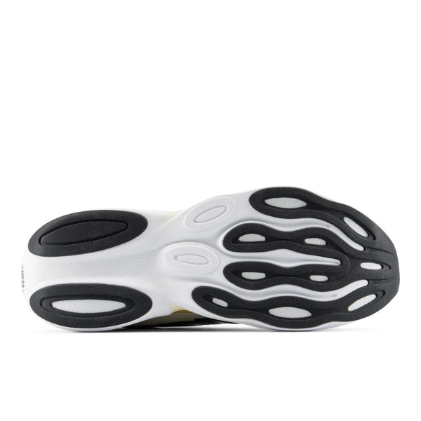 Sole of a shoe with unique design on a white background