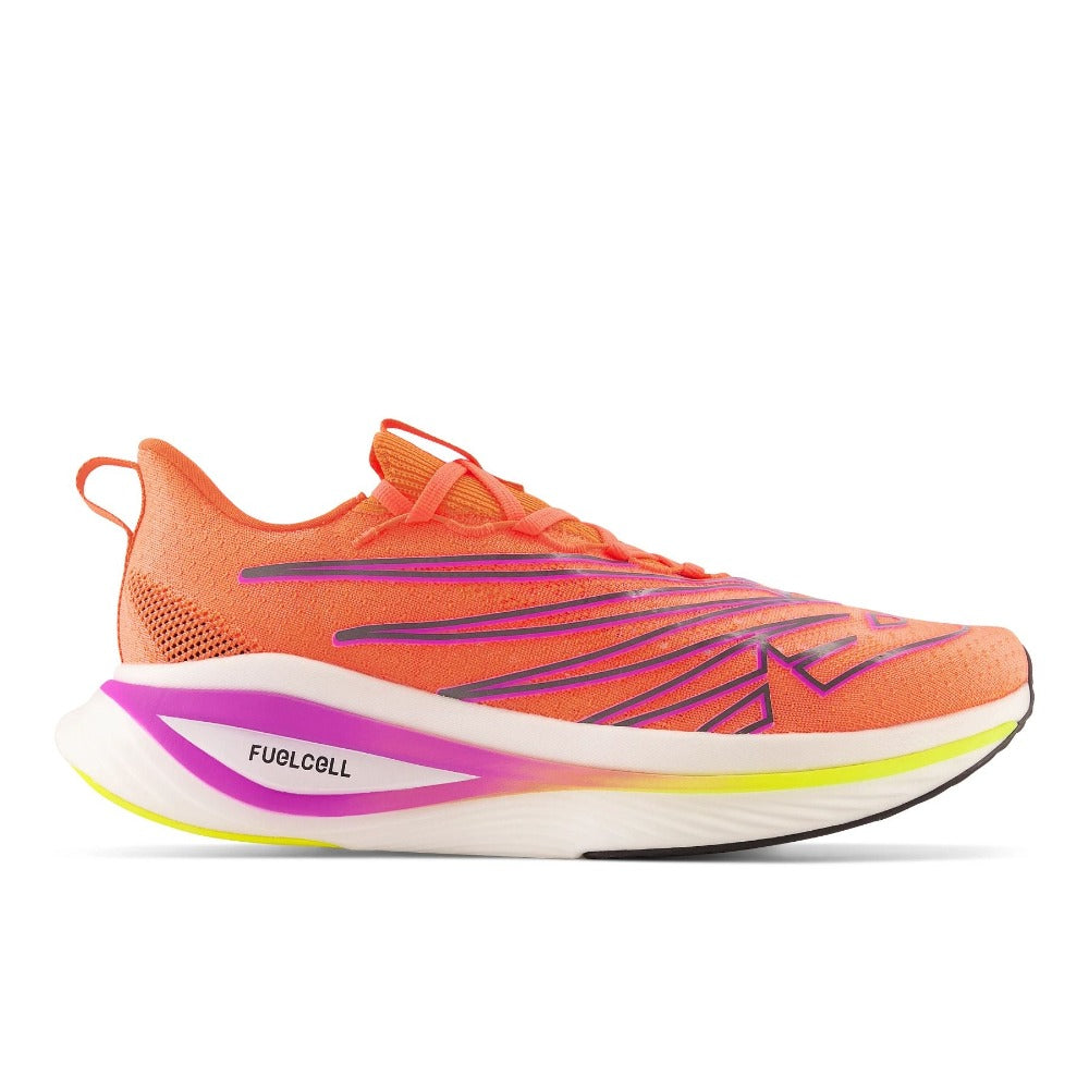 Lateral view of the Men's Super Comp Elite 3 in Neon/Dragonfly