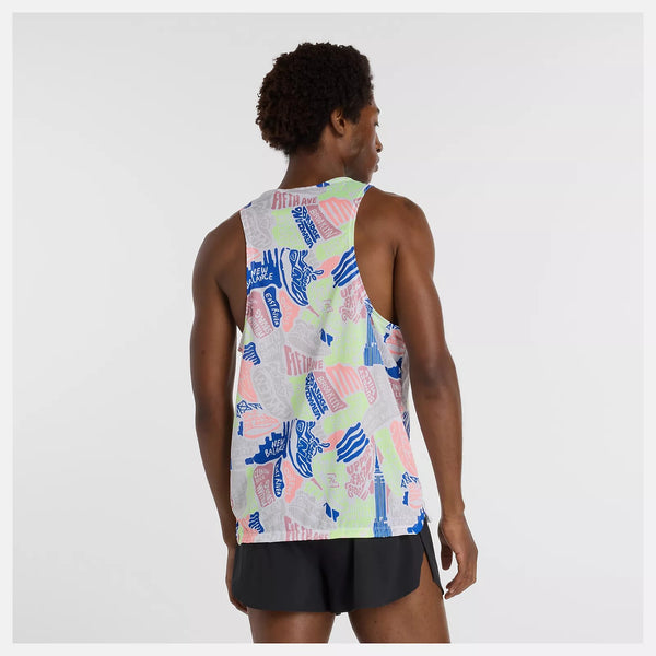 Racerback mens Tank made for running.