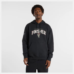 NYCM Marathon black fleece hoodie