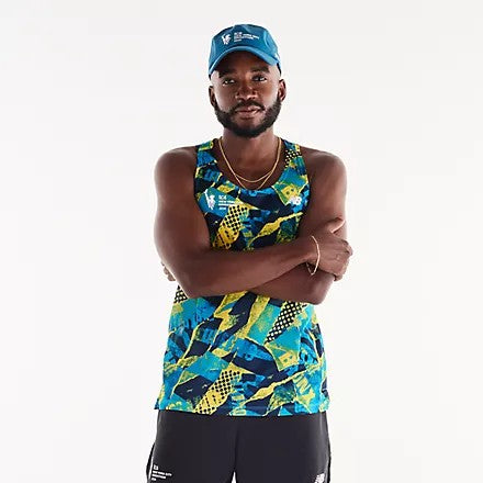 Men's NYC Marathon RC Essential Printed Singlet
