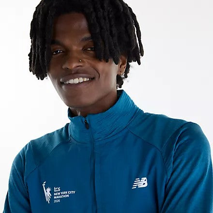 Men's NYC Marathon RC Essential Heat Grid 1/2 Zip