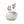 Wireless earbuds with charging case on a white background