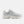 Silver New Balance sneaker on a white background