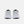 White sneakers with black accents on a white background