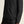 Black jacket worn by a person on a beige background