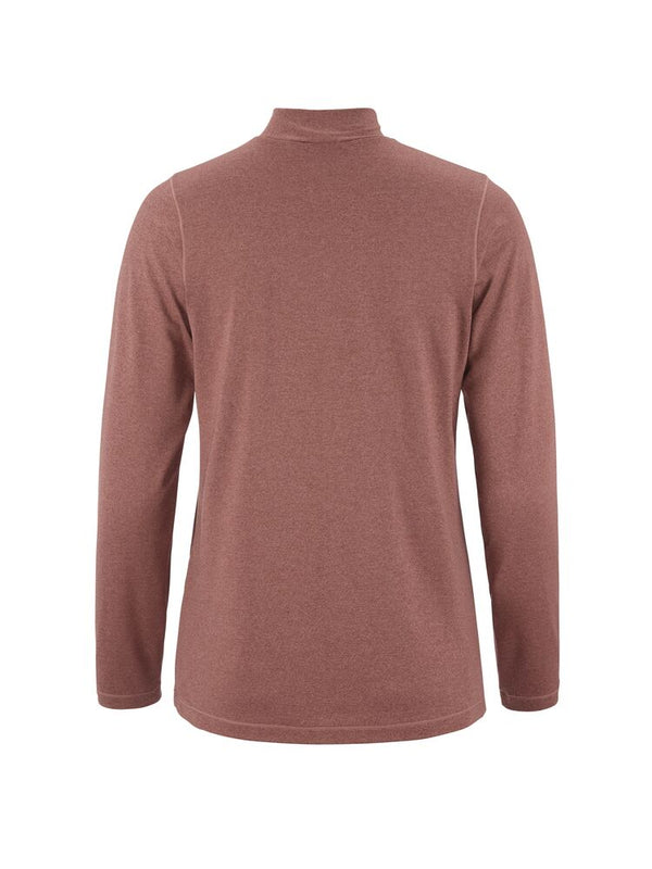 Rose Melange long-sleeve shirt on a white background