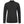 Black long-sleeve shirt with a high collar on a white background