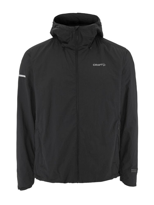 Black jacket with Craft logo on a white background