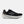 Running shoe with a black upper and N New Balance logo with a white midsole.