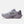 A New Balance running shoe in light lavender and gray, shown from a side profile view against a light gray background.