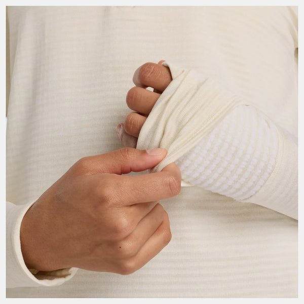 NB HEAT technology helps keep you warm in cooler temperature while wicking away moisture