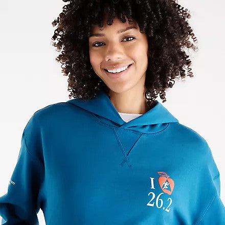 Women's NYC Marathon Athletics French Terry Graphic Hoodie - Apple
