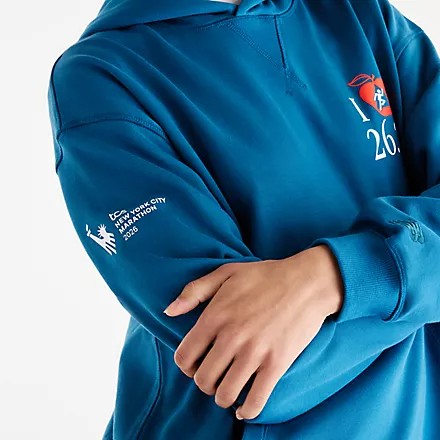 Women's NYC Marathon Athletics French Terry Graphic Hoodie - Apple