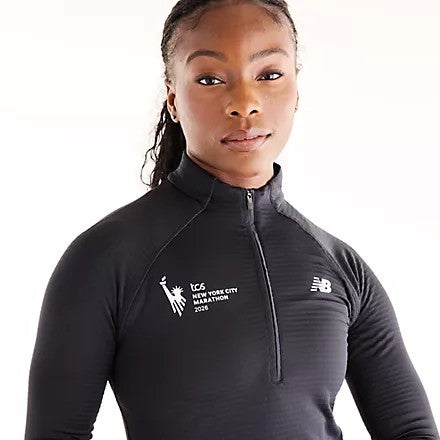 Women's NYC Marathon RC Essential Heat Grid 1/2 Zip