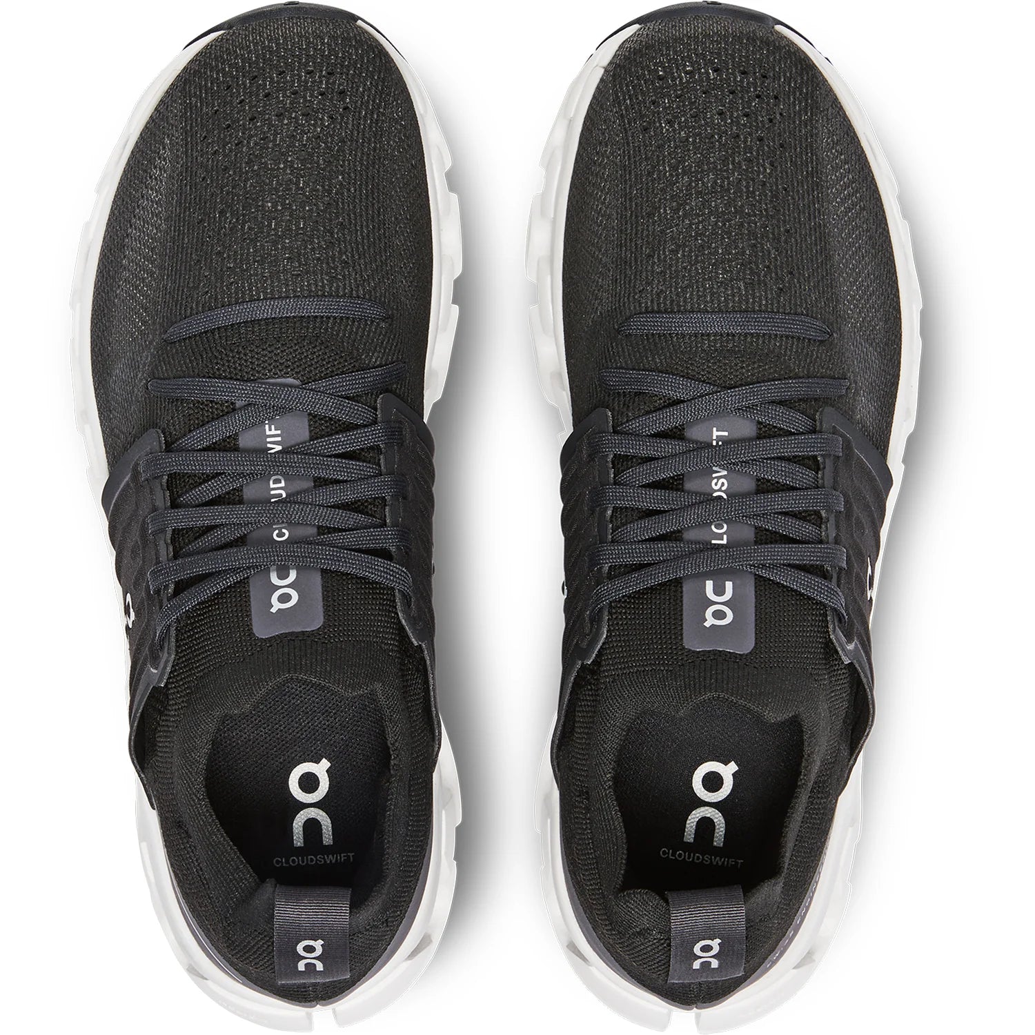 Top view of the Women's ON Cloudswift 3 in all Black