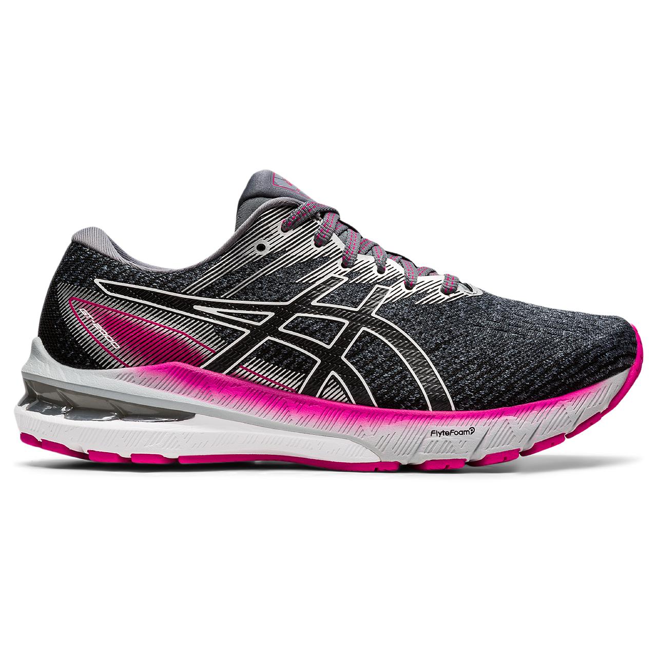 The Women's GT-2000 10 from ASICS is designed to keep your mind and body focused on the road ahead. It's a versatile running style that's great for various distances. No matter if you're looking to stroll around the block or tackle the LA marathon the GT-2000 will be there to support you. This is the women's wide "D" width in the color Sheet Rock / Pink Rave.