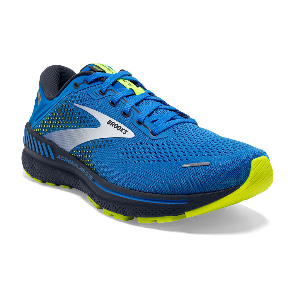 Known for over twenty years as a runner favorite, the Men's Adrenaline GTS now in Version 22 is a  supportive running shoe that continues to deliver. Brooks has designed this style to offer a perfect balance of support and softness anytime you lace them up.