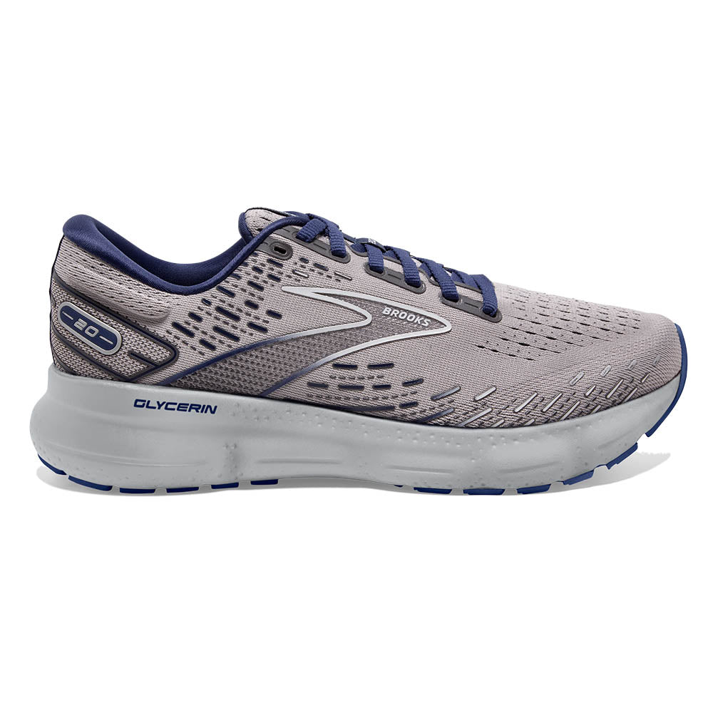 What’s the best thing your feet can feel while running? Nothing. The Men's Brooks Glycerin 20 neutral cushioned running shoes are the final word on comfort thanks to new, supremely soft DNA LOFT v3 cushioning, an updated, improved fit and silky smooth transitions.  Soft and smooth, that's the reason these are one of our very top selling running shoes.