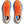 Top view of the Men's Clifton 9 by HOKA in the color Vibrant Orange/Impala