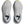 Top view of the Women's Clifton 9 in the wide D width, color Nimbus Cloud/Ice Water