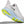 Back angled view of the Women's Clifton 9 in the wide D width, color Nimbus Cloud/Ice Water